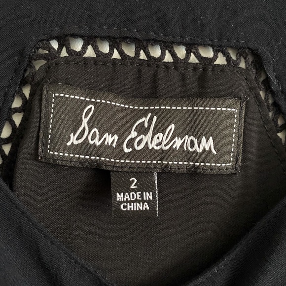 Sam Edelman - Black Crochet Dress - Picture 7 of 8